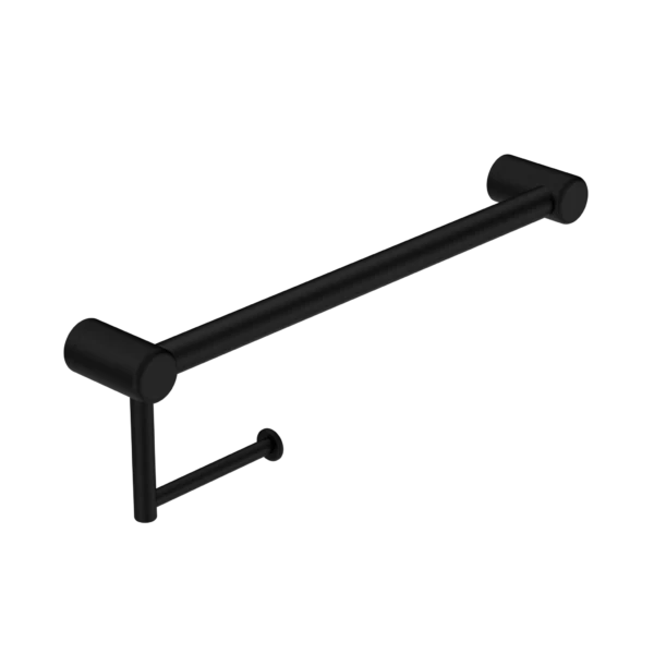 Nero Mecca Care 25mm Toilet Roll Rail 450mm | Matte Black |