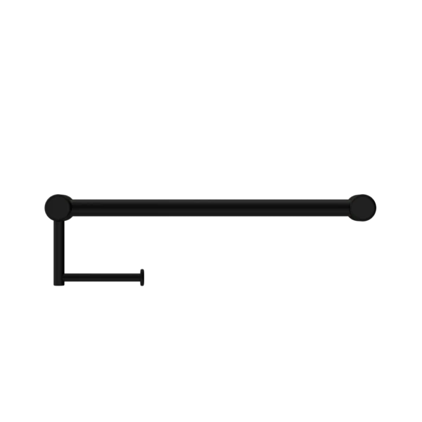 Nero Mecca Care 25mm Toilet Roll Rail 450mm | Matte Black | - Image 2