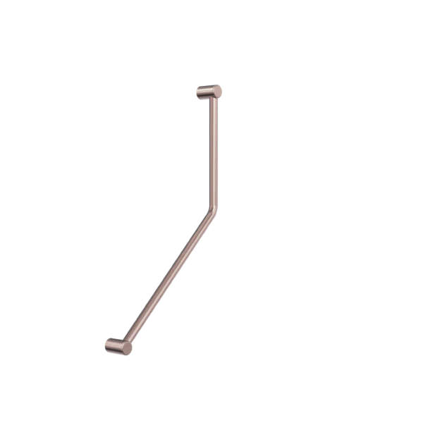 Nero Mecca Care 32mm Ambulant 45 Degree Bent Tube 450x650mm | Brushed Bronze | - Image 2