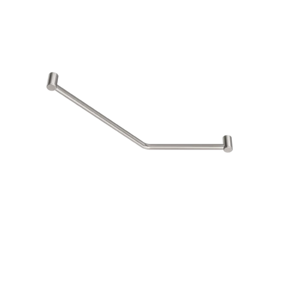 Nero Mecca Care 32mm Ambulant 45 Degree Bent Tube 450x650mm | Brushed Nickel |
