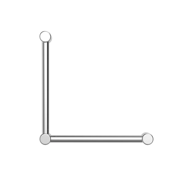Nero Mecca Care 32mm Ambulant Toilet Grab Rail 90 Degree 450x450mm | Chrome | - Image 2