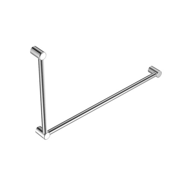 Nero Mecca Care 32mm DDA Grab Rail Set 90 Degree 600x1000mm | Chrome |