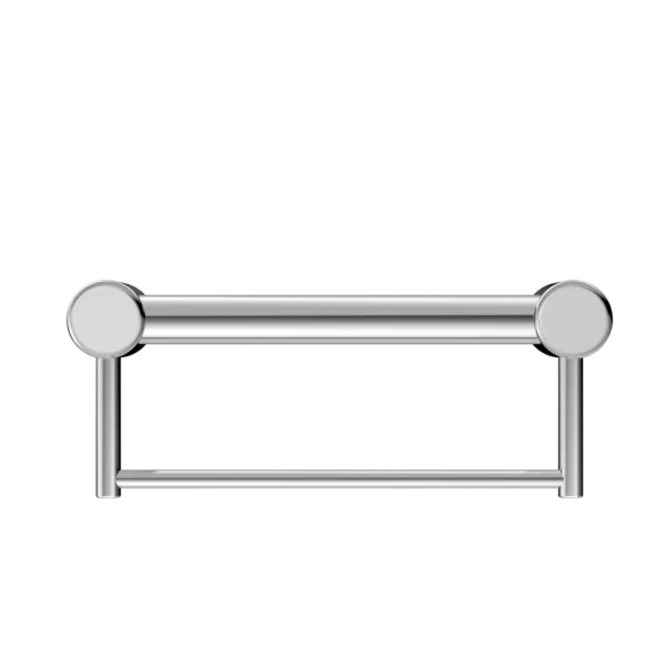 Nero Mecca Care 32mm Grab Rail With Towel Holder 300mm | Chrome | - Image 2