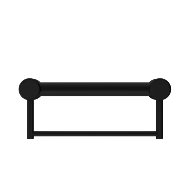 Nero Mecca Care 32mm Grab Rail With Towel Holder 300mm | Matte Black | - Image 2