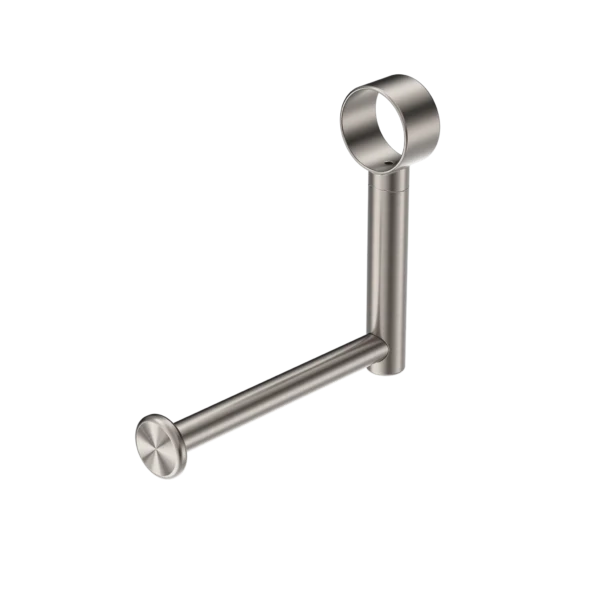 Nero Mecca Care Add On Toilet Roll Holder | Brushed Nickel |