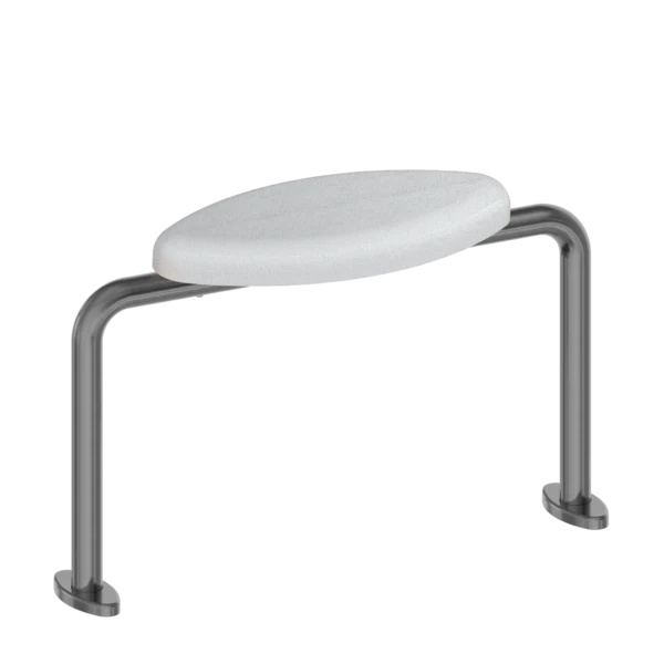 Nero Mecca Care DDA Toilet Backrest | Gun Metal | - Image 2