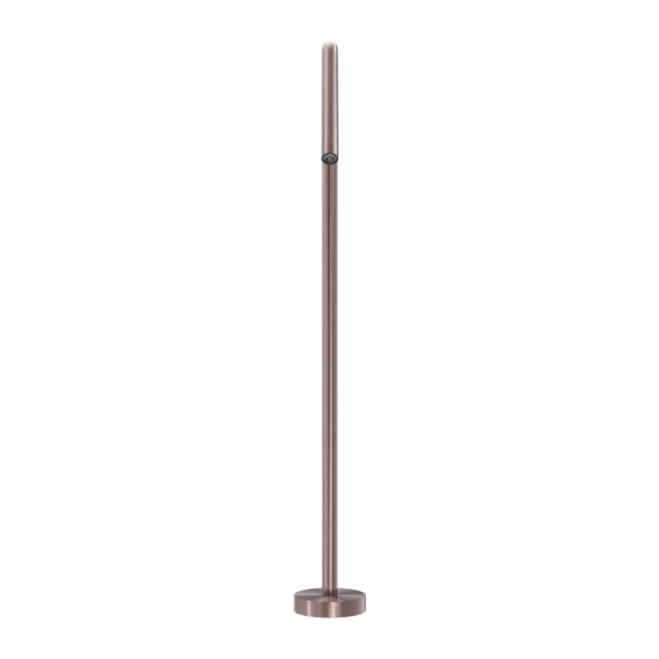 Nero Mecca Floor Standing Bath Spout | Brushed Bronze | - Image 3