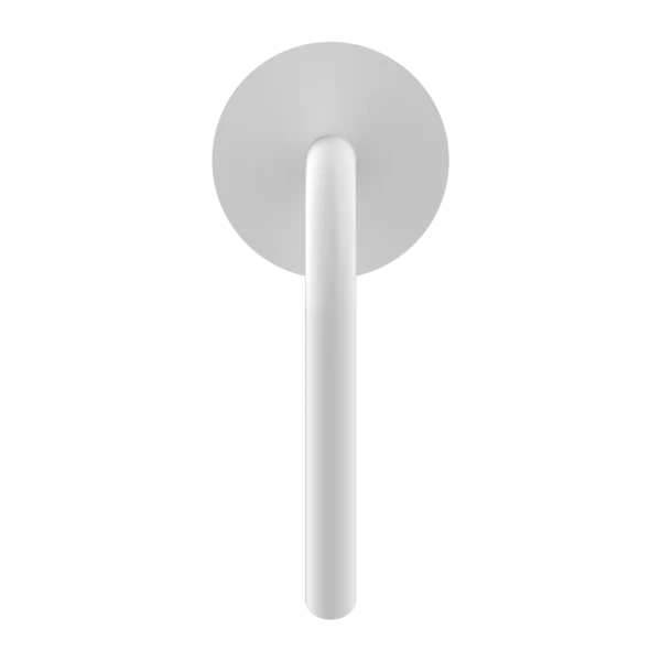 Nero Mecca Floor Standing Bath Spout | Matte White | - Image 2