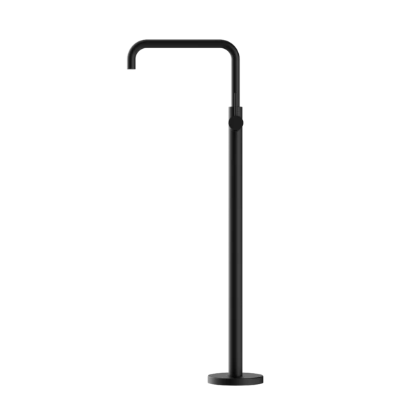 Nero Mecca Free Standing Bath Mixer Square Shape | Matte Black | - Image 2