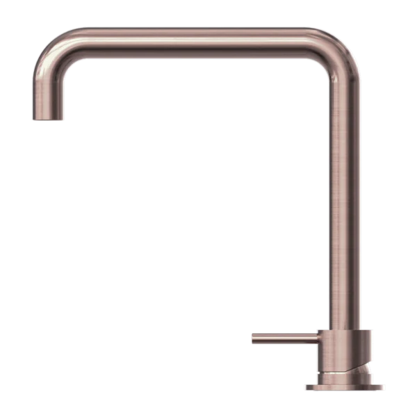 Nero Mecca Hob Basin Mixer and Spout (Square Spout) | Brushed Bronze | - Image 2