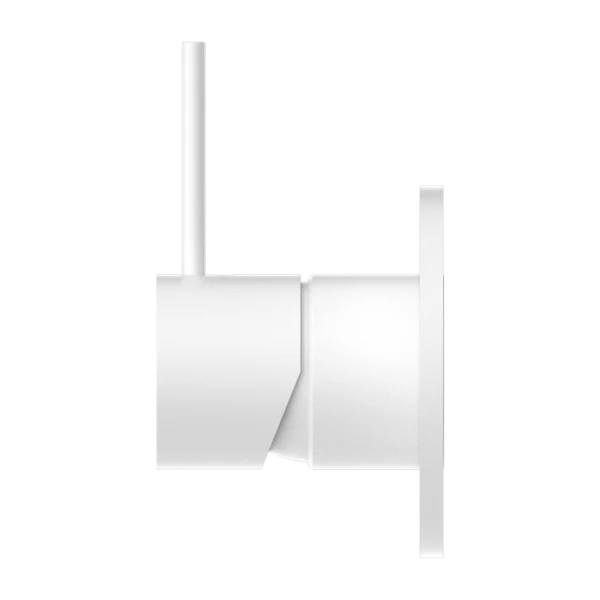 Nero Mecca Shower Mixer Handle Up | Matte White | - Image 3