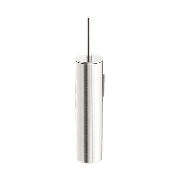 Nero Mecca Toilet Brush Holder| Brushed Nickel |