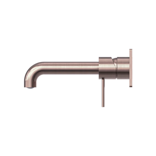 Nero Mecca Wall Basin Mixer | Brushed Bronze | - Image 3