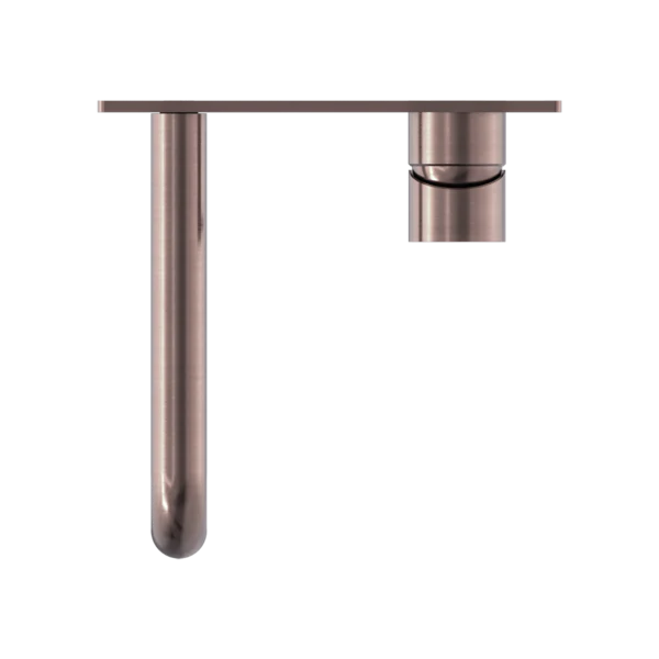Nero Mecca Wall Basin Mixer | Brushed Bronze | - Image 4