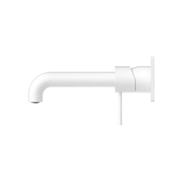 Nero Mecca Wall Basin Mixer | Matte White | - Image 3
