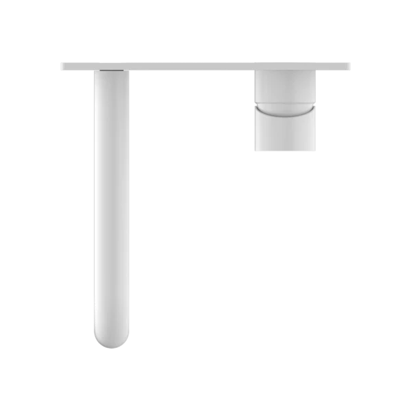 Nero Mecca Wall Basin Mixer | Matte White | - Image 4