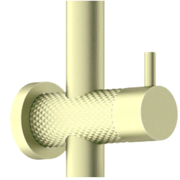 Nero Opal Twin Shower Set | Brushed Gold | - Image 2