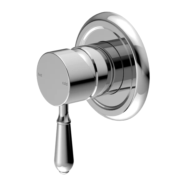 Nero York Shower Mixer With Metal Lever | Chrome |