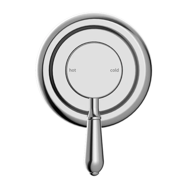 Nero York Shower Mixer With Metal Lever | Chrome | - Image 3