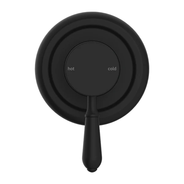 Nero York Shower Mixer With Metal Lever | Matte Black | - Image 3