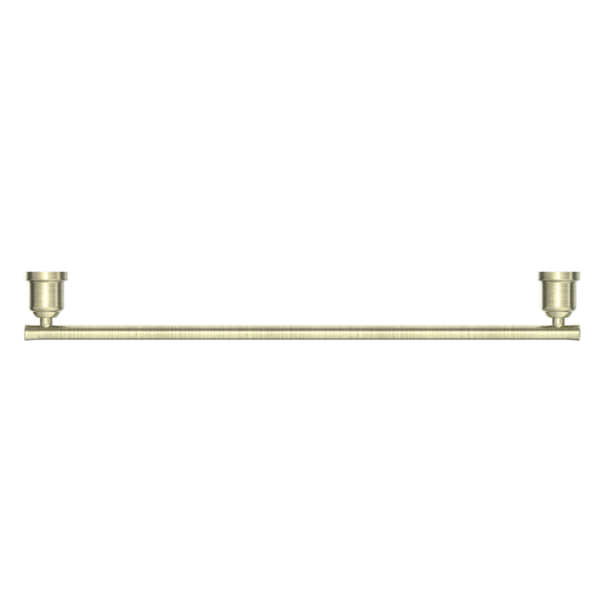 Nero York Single Towel Rail 600mm | Aged Brass | - Image 2