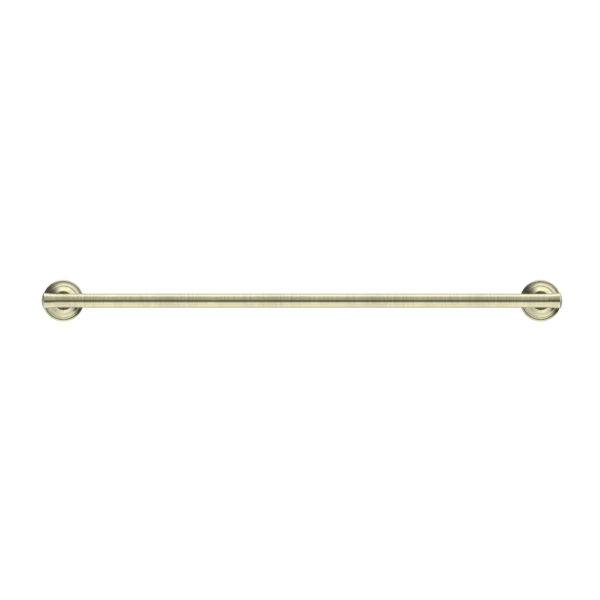 Nero York Single Towel Rail 600mm | Aged Brass | - Image 3