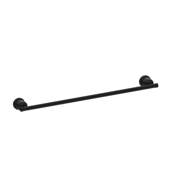 Nero York Single Towel Rail 600mm | Matte Black |