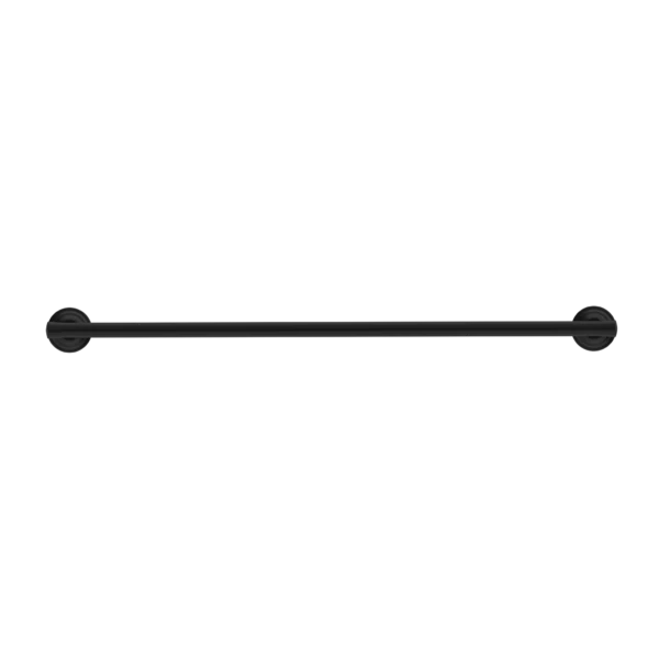 Nero York Single Towel Rail 600mm | Matte Black | - Image 3