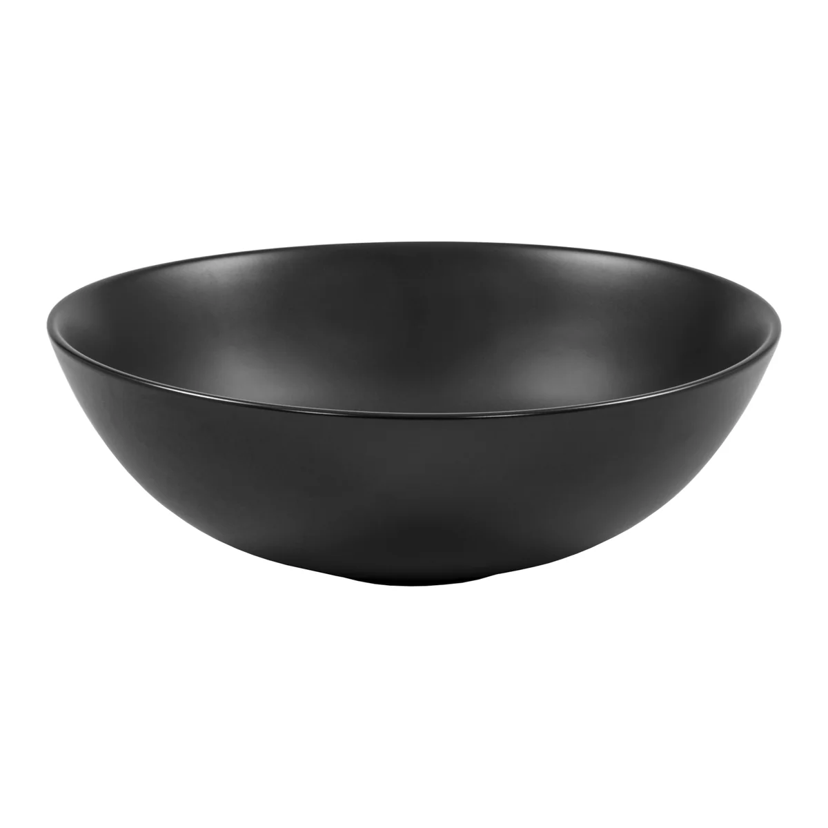 Oasis Slim MK2 Round 400mm Above-Counter Basin, Matte Black - Image 2