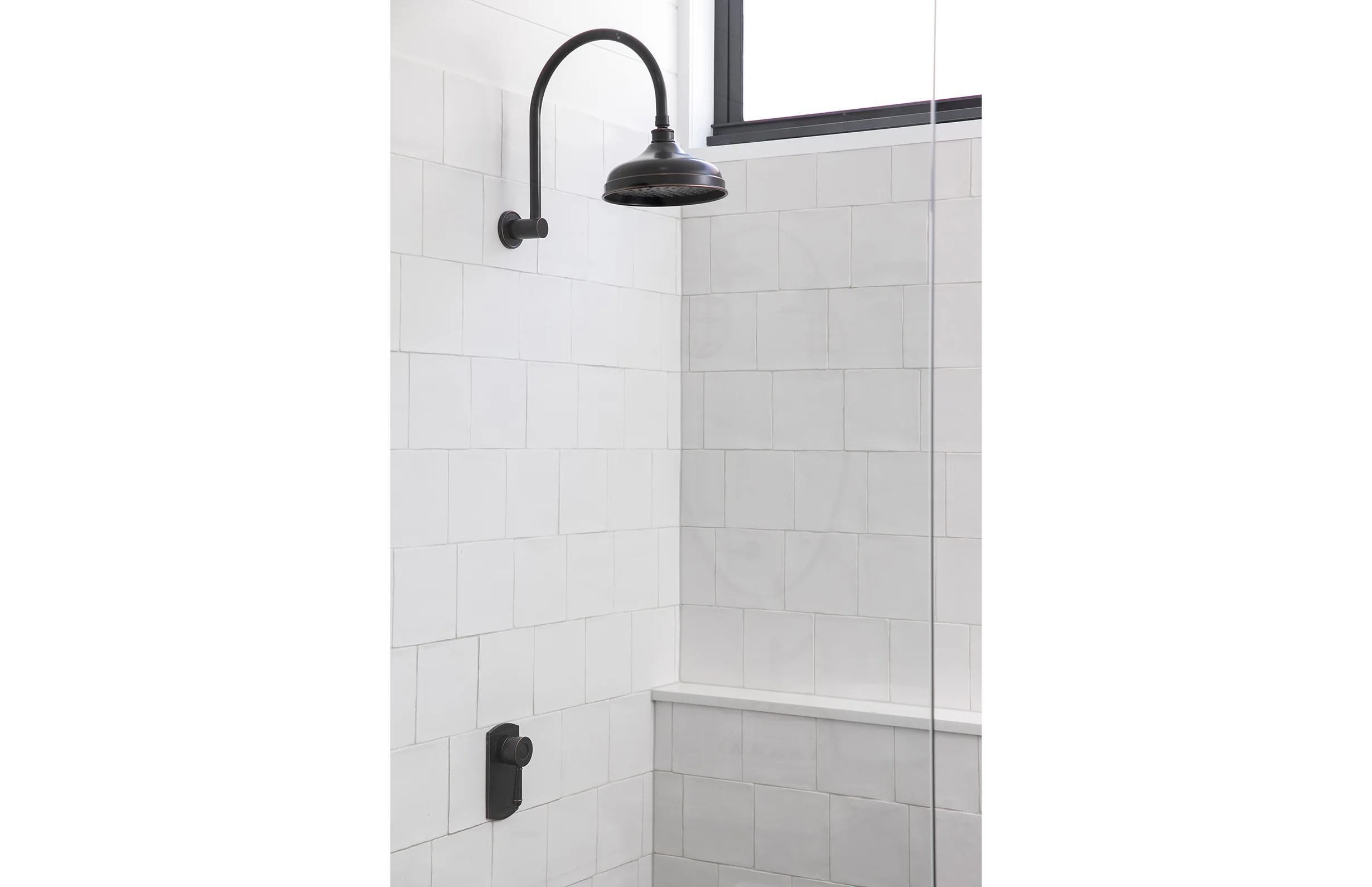Phoenix Nostalgia Shower/ Wall Mixer | Antique Black | - Image 3