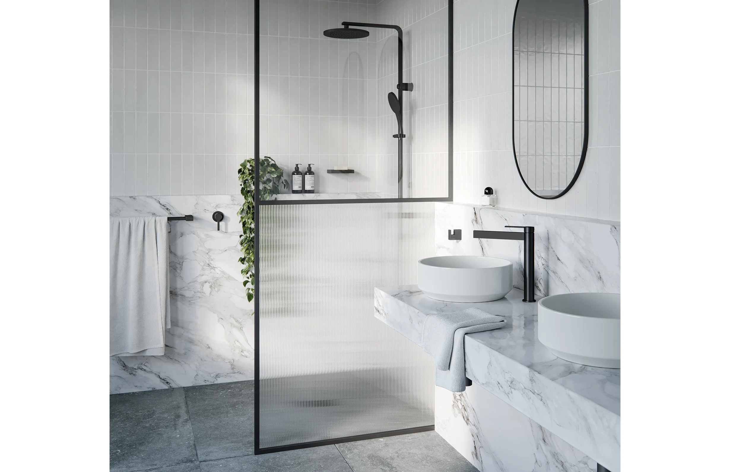 Phoenix NX QUIL Twin Shower | Matte Black | - Image 3