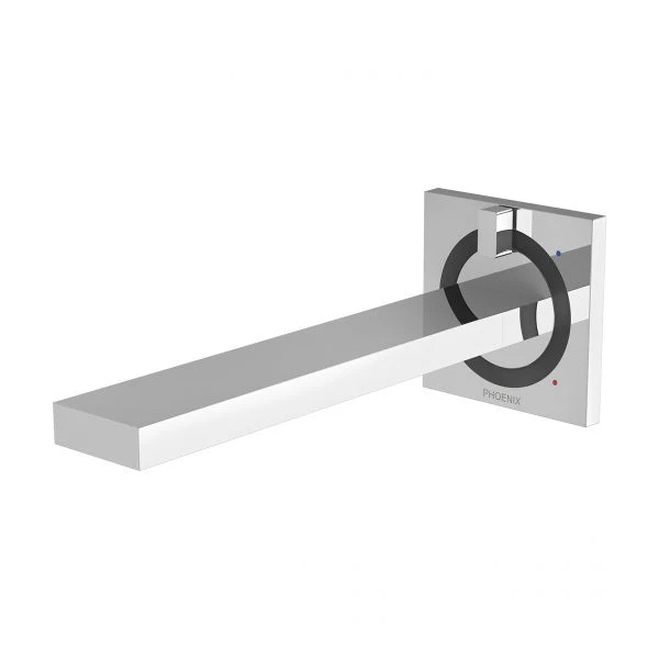 Phoenix Ortho Wall Basin/ Bath Mixer Set 200mm | Chrome | - Image 2