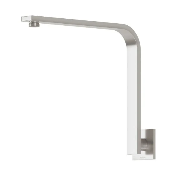 Phoenix Vivid High-Rise Shower Arm Round or Square Plate | Brushed Nickel | - Image 2