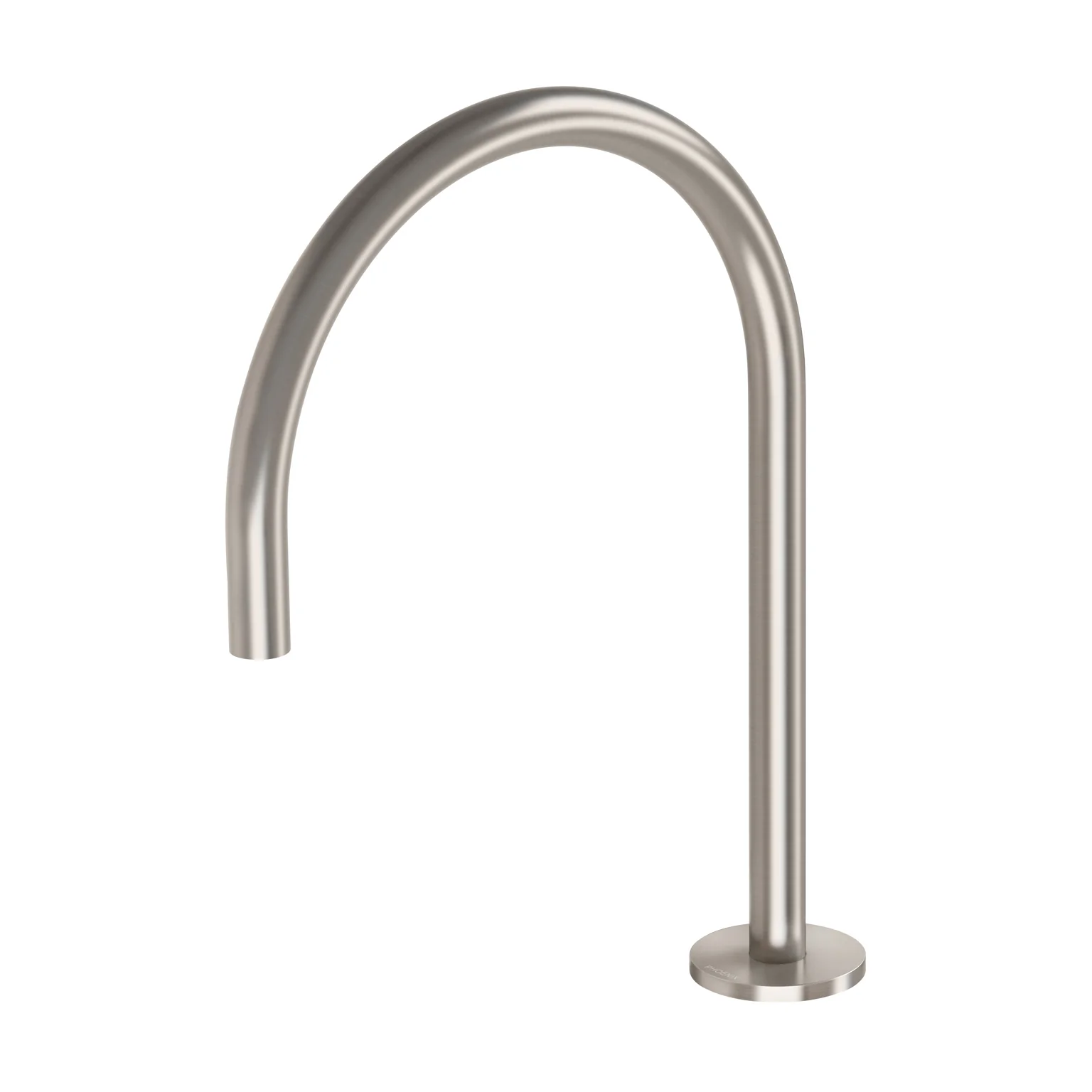 Phoenix Vivid Slimline Hob Sink Outlet 220mm Gooseneck | Brushed Nickel |