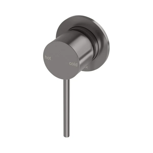 Phoenix Vivid Slimline Shower/ Wall Mixer 60mm Backplate | Brushed Carbon |