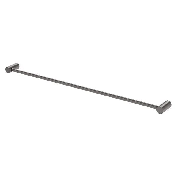 Phoenix Vivid Slimline Single Towel Rail 800mm | Brushed Carbon |