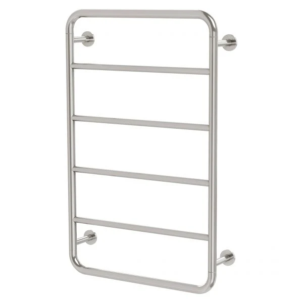 Phoenix Vivid Slimline Towel Ladder 800 x 500mm | Brushed Nickel |