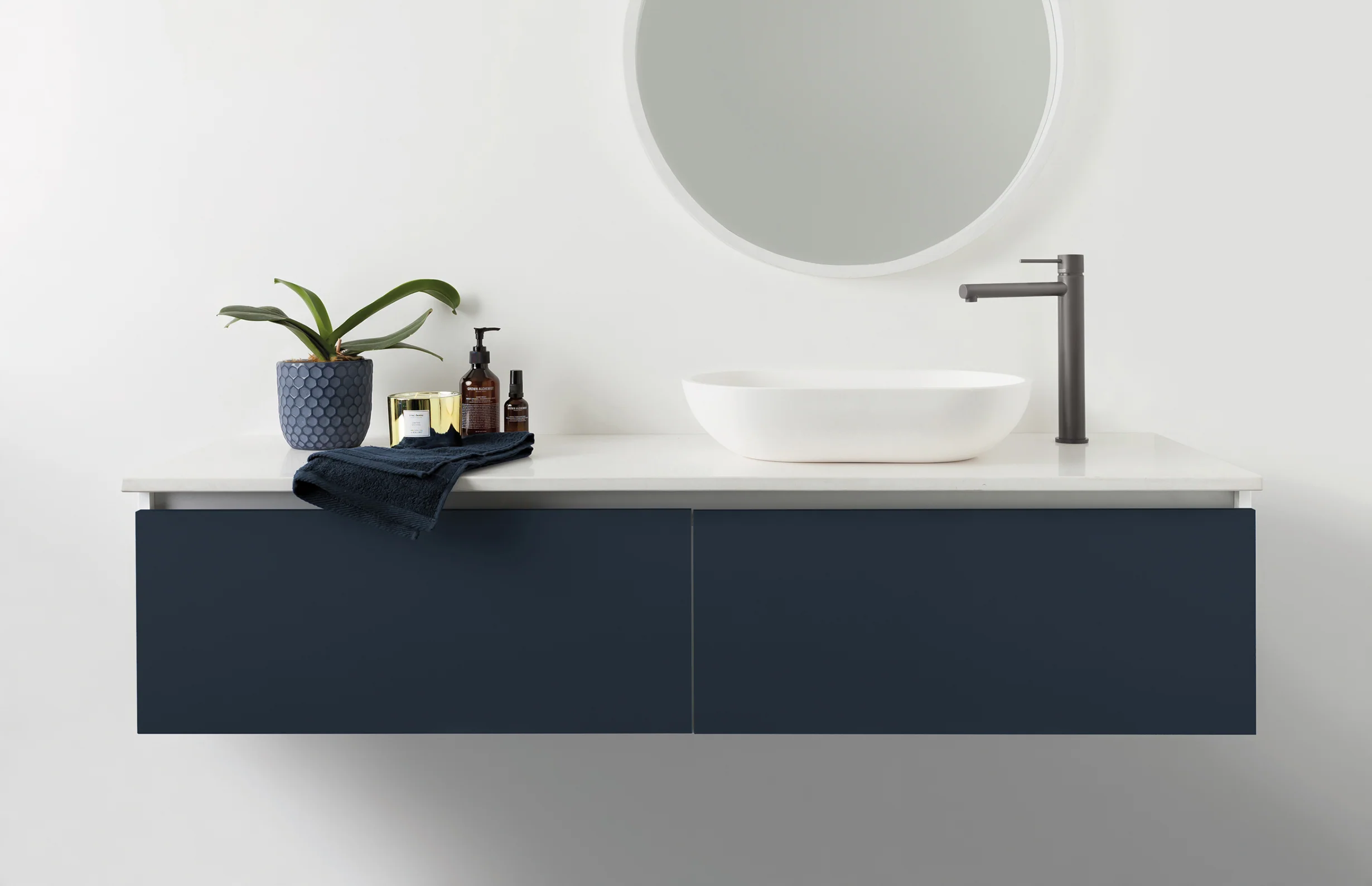 Phoenix Vivid Slimline Vessel Mixer | Gunmetal | - Image 3