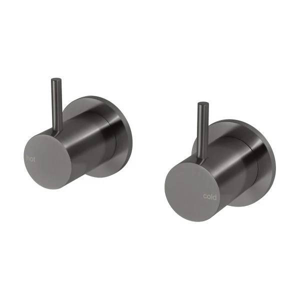 Phoenix Vivid Slimline Wall Top Assemblies Available with Standard or Extended Spindles | Gunmetal |
