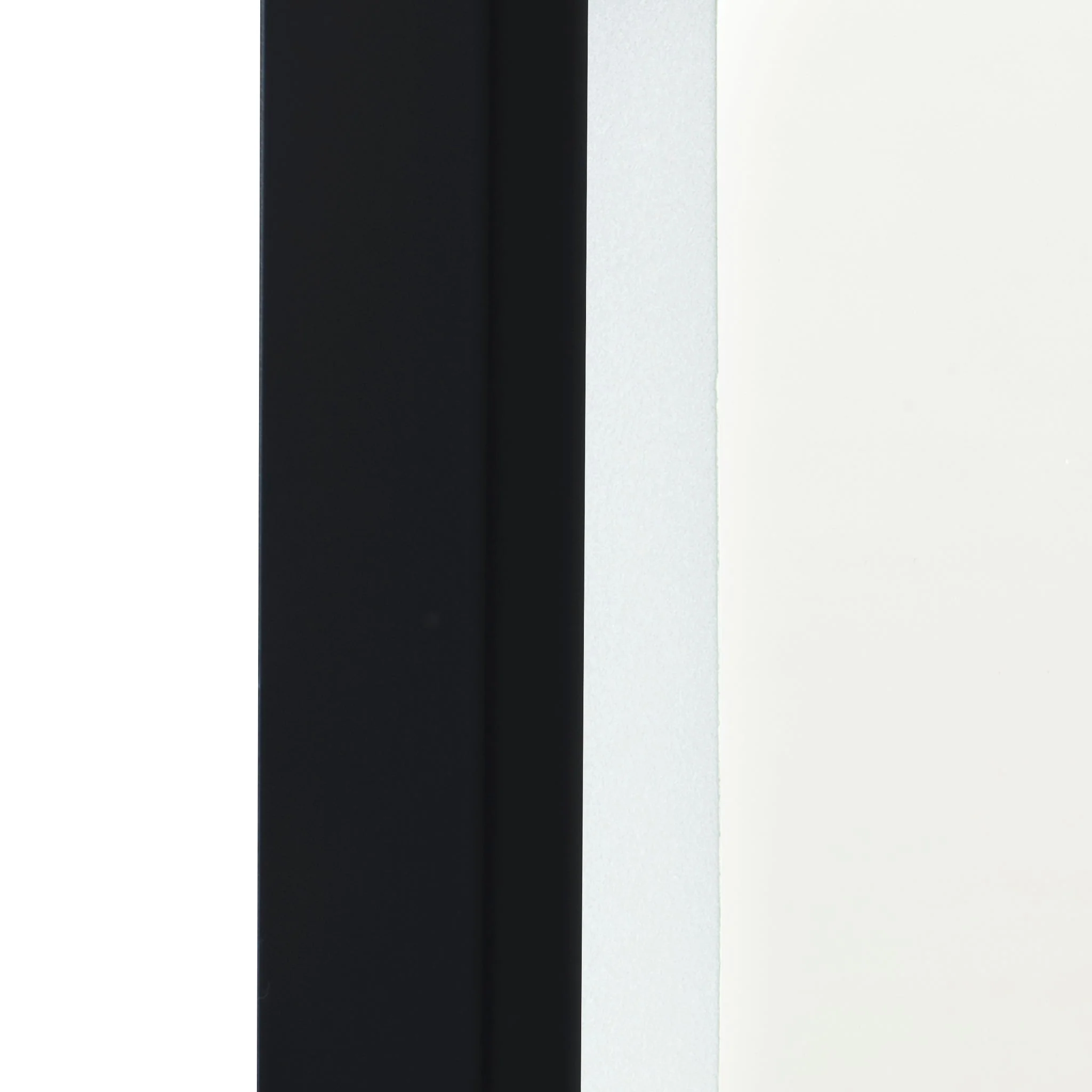 *Clearance* Pill Oval 1200mm x 900mm Frontlit LED Framed Mirror with Demister, Matte Black Frame - Image 5