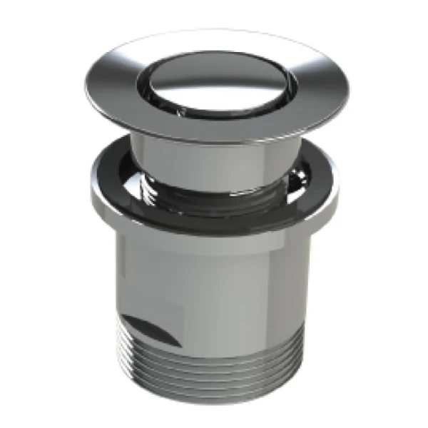 Premium Vanity Pop Down Waste, Universal 32mm and 40mm Installation, Compatible with Overflow and Non-Overflow | Chrome | - Image 4