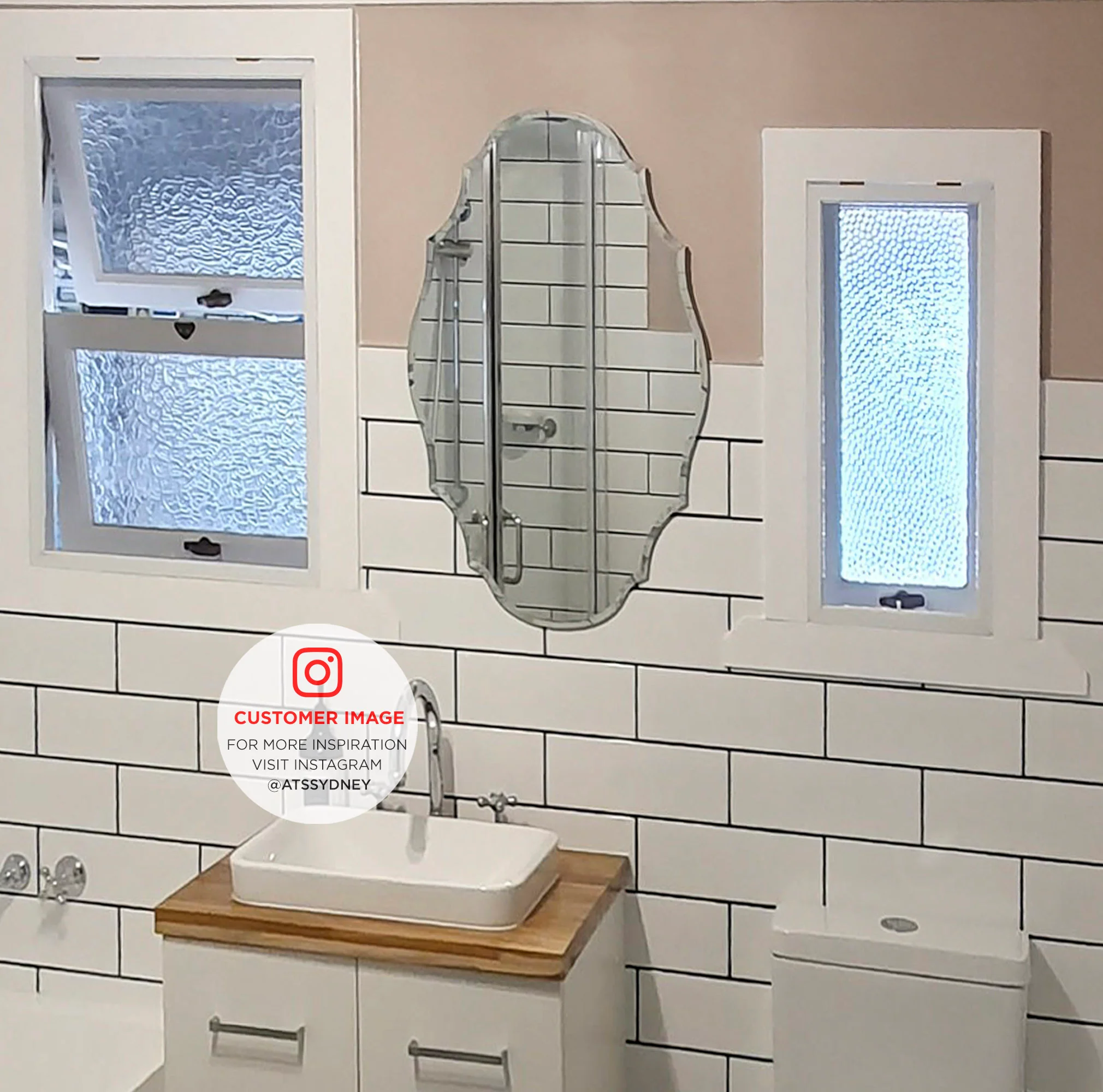 Princess 500mm x 700mm Frameless Mirror with Bevelled Edge - Image 4