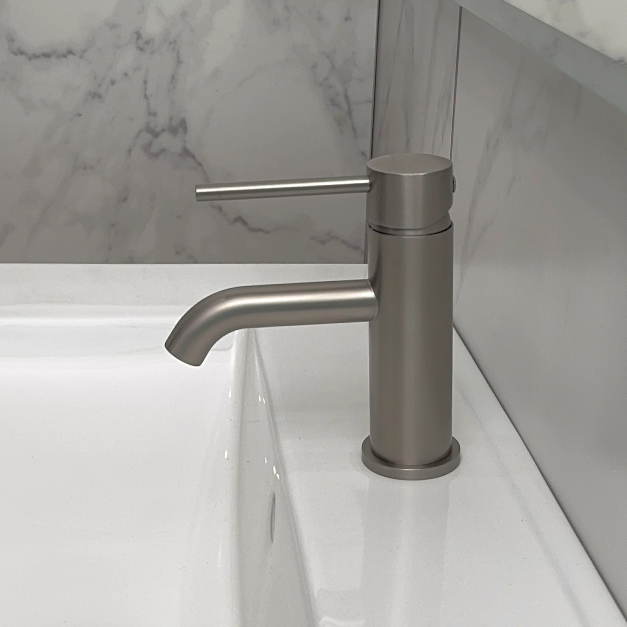 Profile III Petite Basin Mixer, Brushed SS Nickel - Image 2