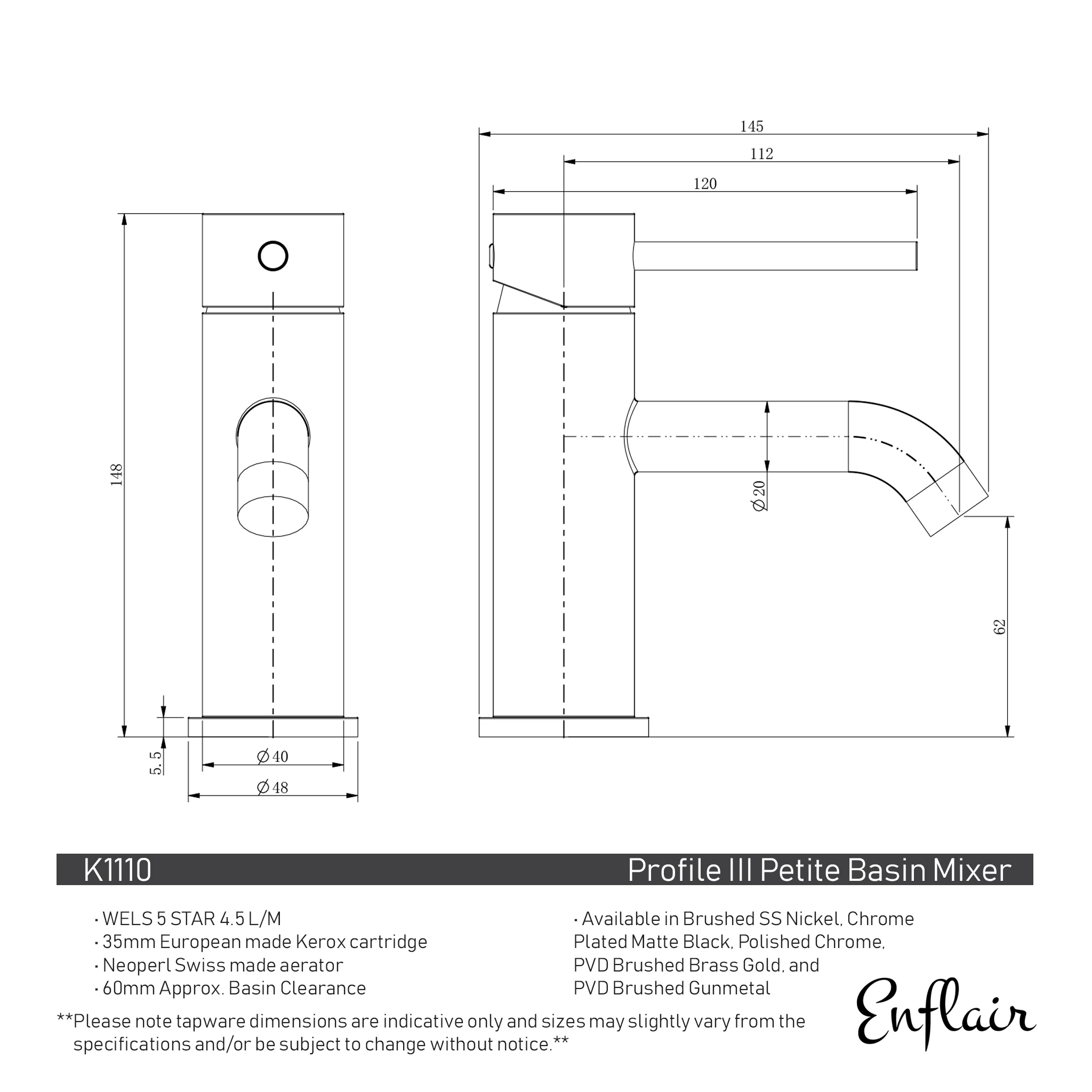 Profile III Petite Basin Mixer, Brushed SS Nickel - Image 4