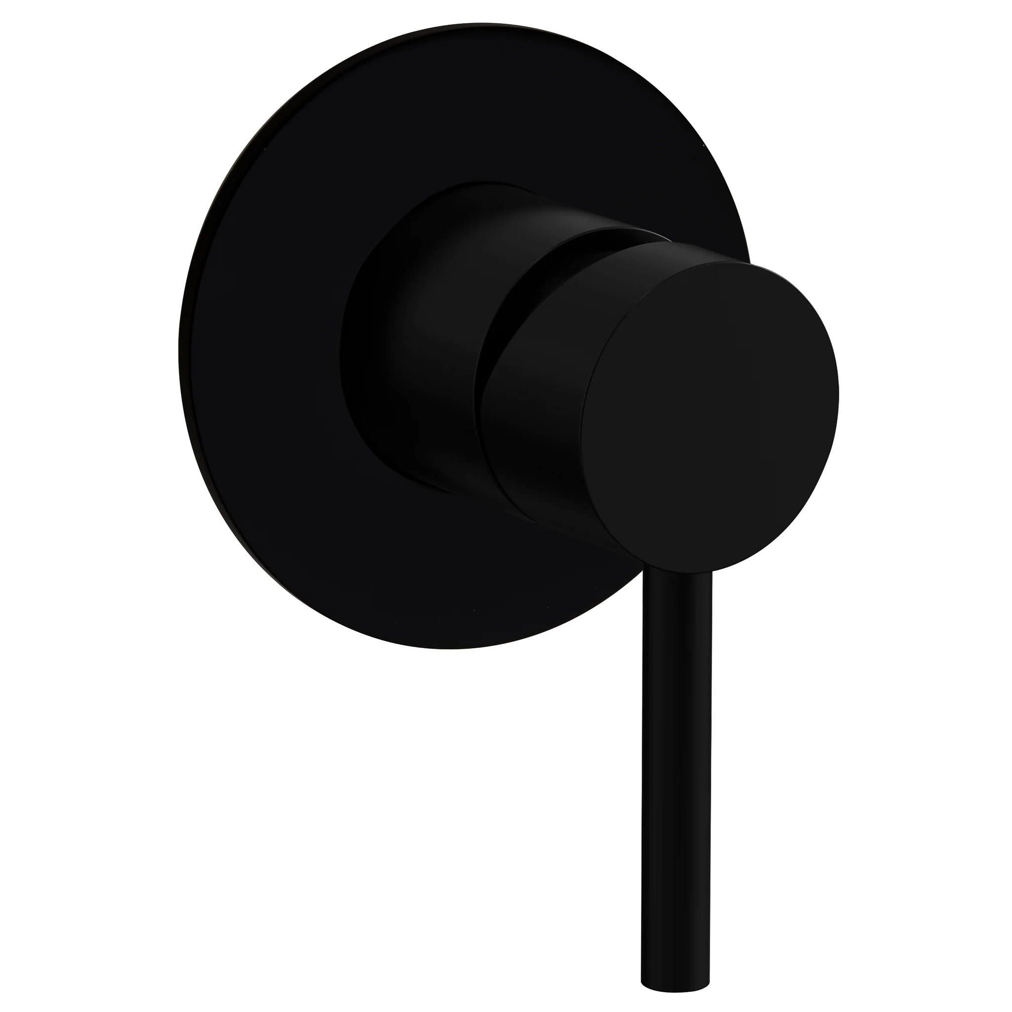 Profile III Shower/ Bath Wall Mixer with 95mm Round Plate, Chromium Matte Black