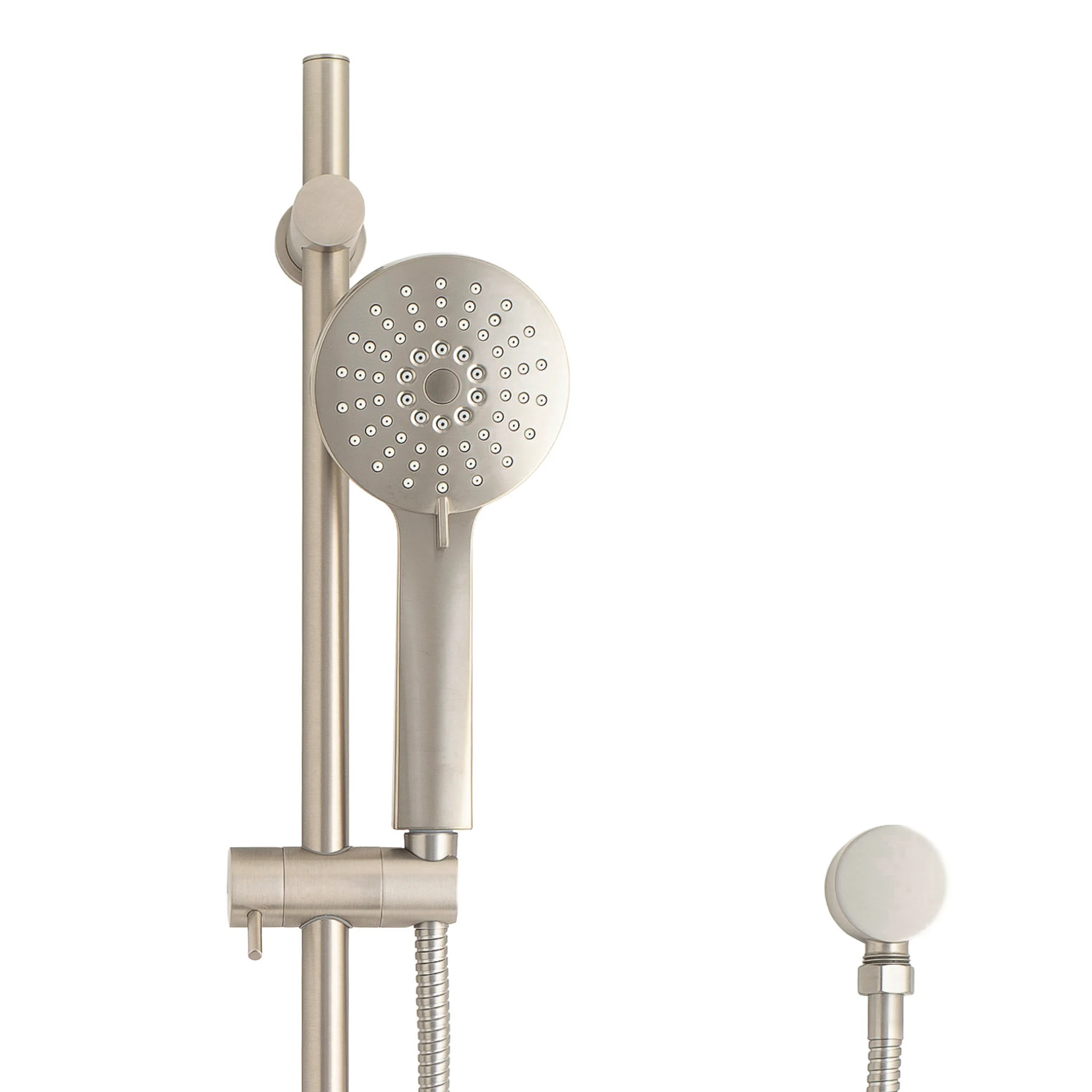 Profile Round 3-Function Hand Shower on Rail, Brushed Nickel - Image 3