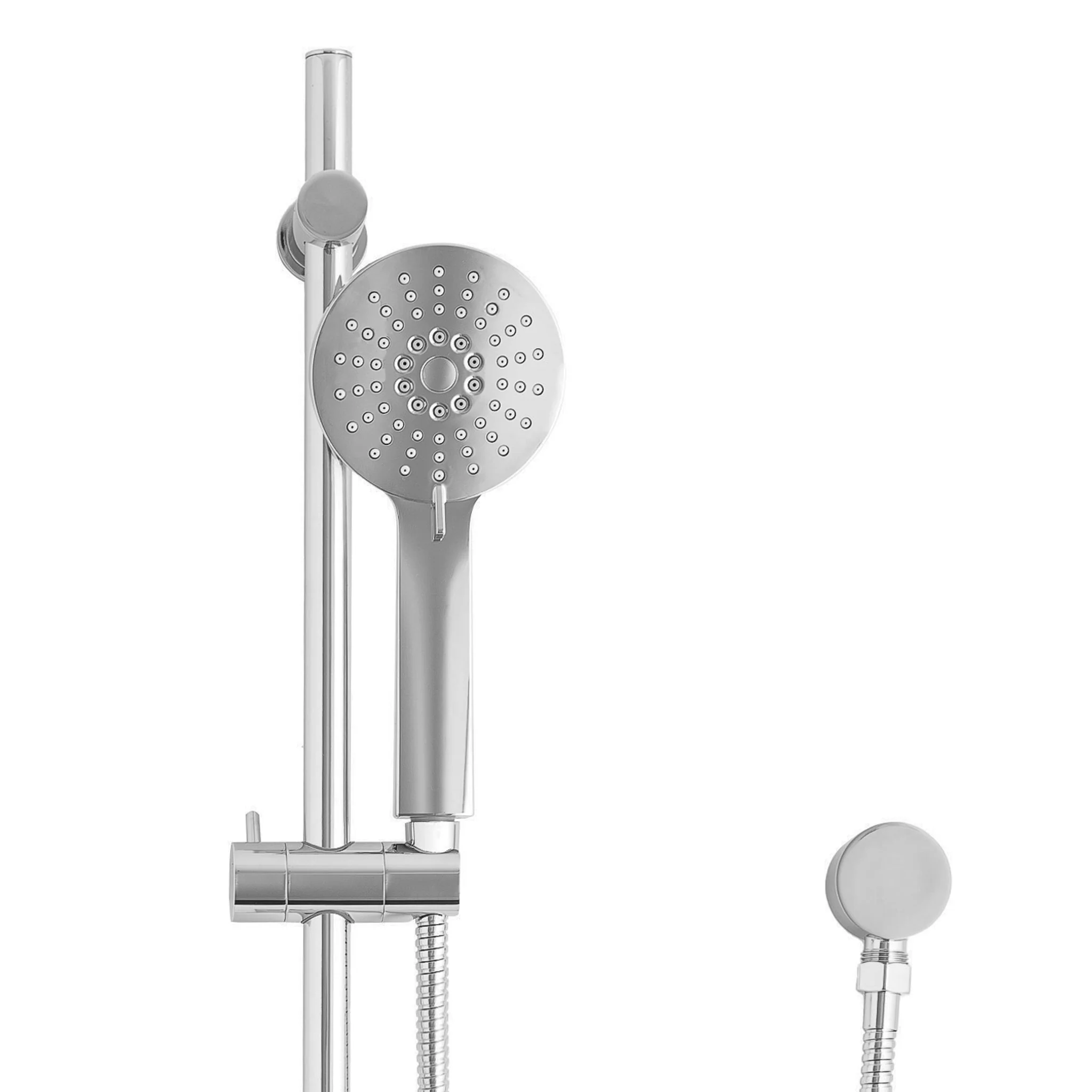 Profile Round 3-Function Hand Shower on Rail, Polished Chrome - Image 3