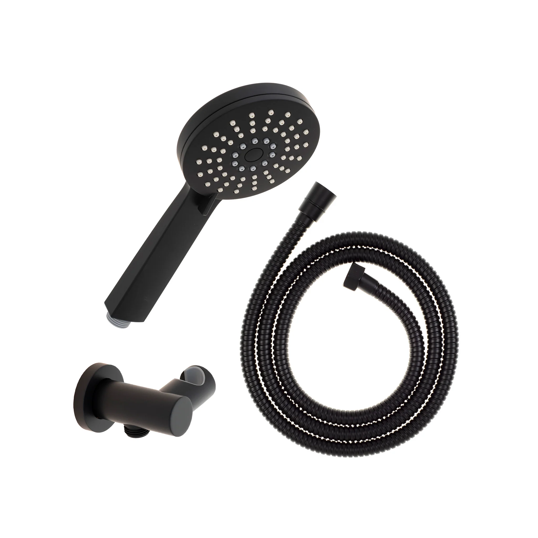Profile Round 3-Function Hand Shower with Holder, Matte Black - Image 4
