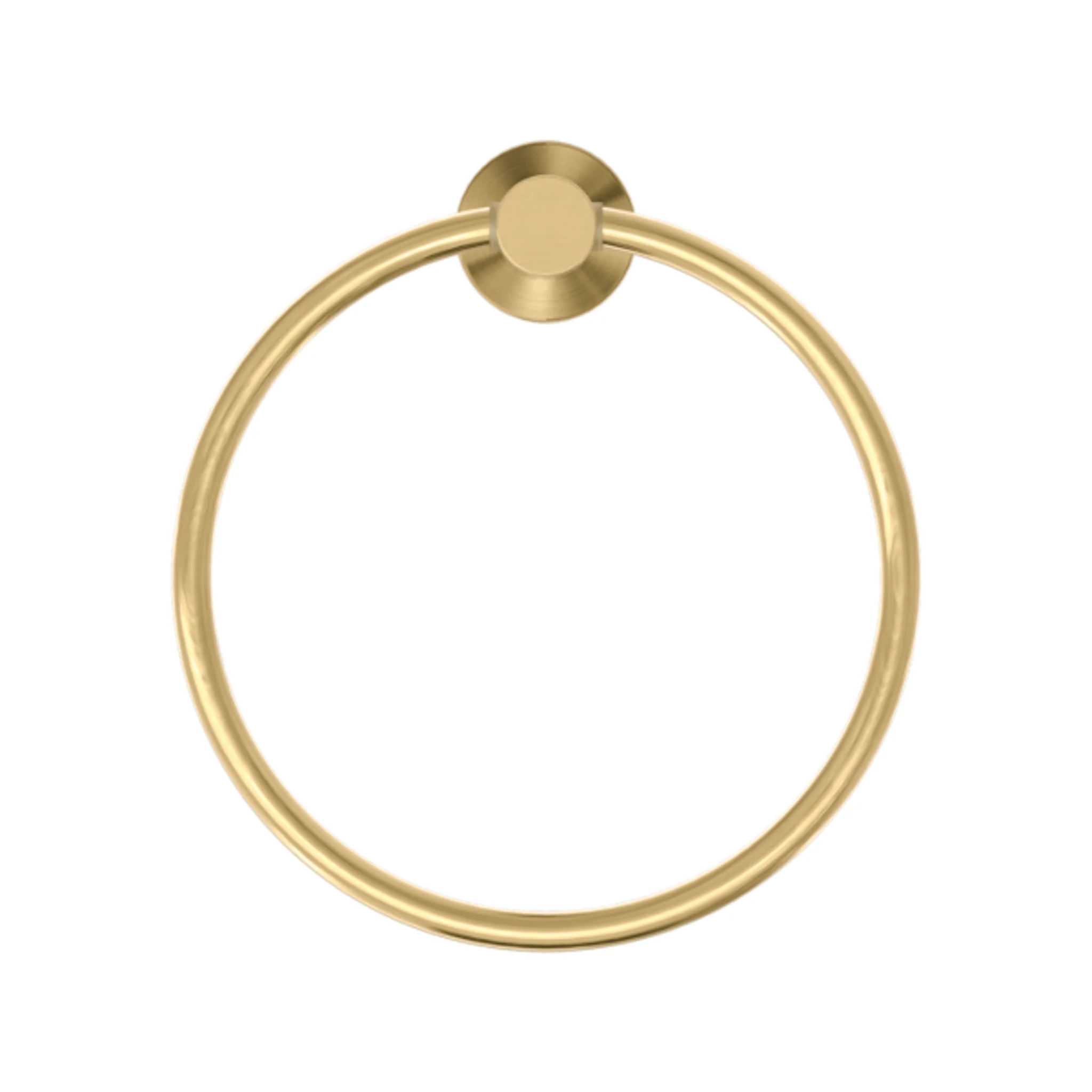 Profile SS Hand Towel Ring, PVD Brushed Brass (Gold) - Image 2
