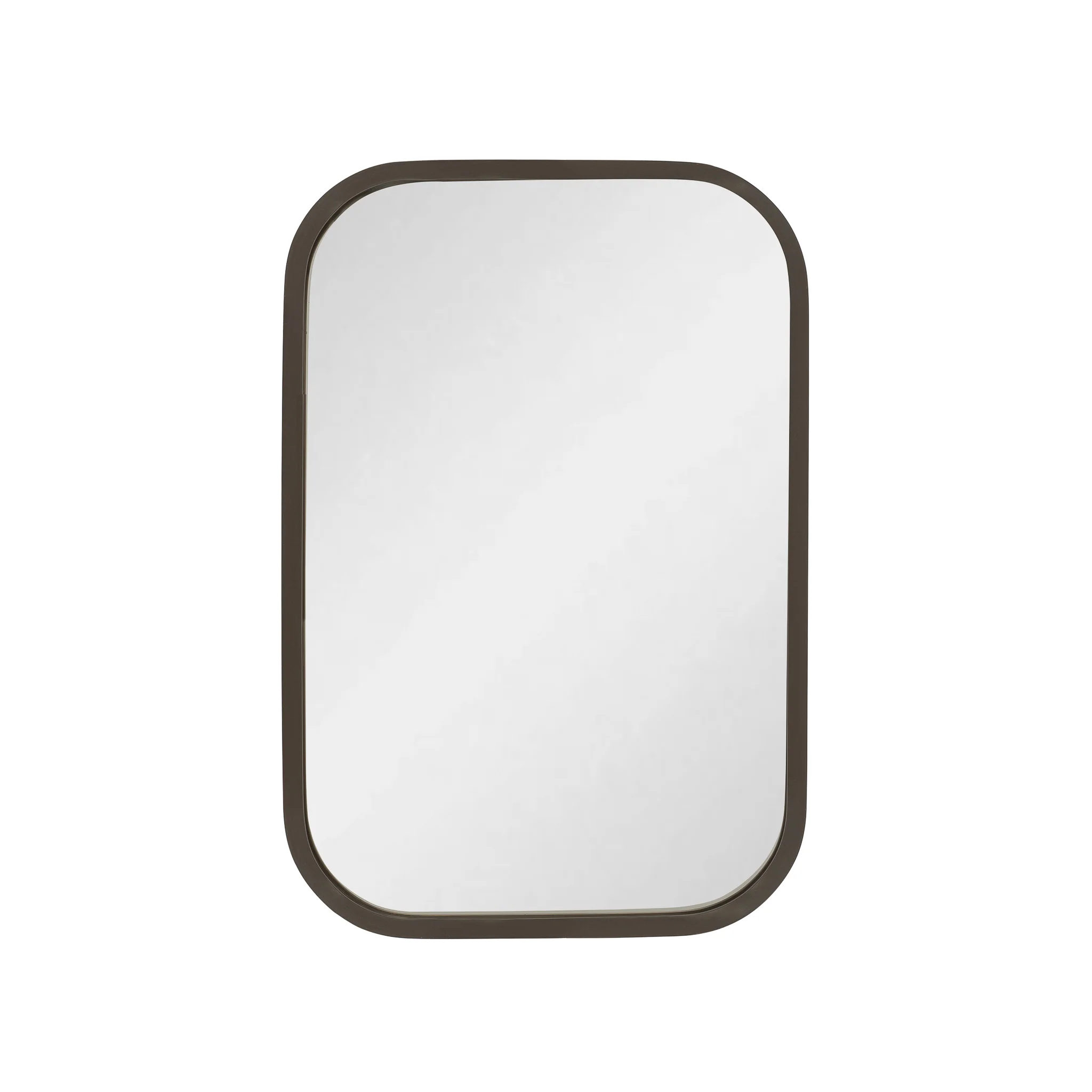 Retti Rectangular 220mm x 330mm Desk Mirror with Brushed Gunmetal Frame - Image 3